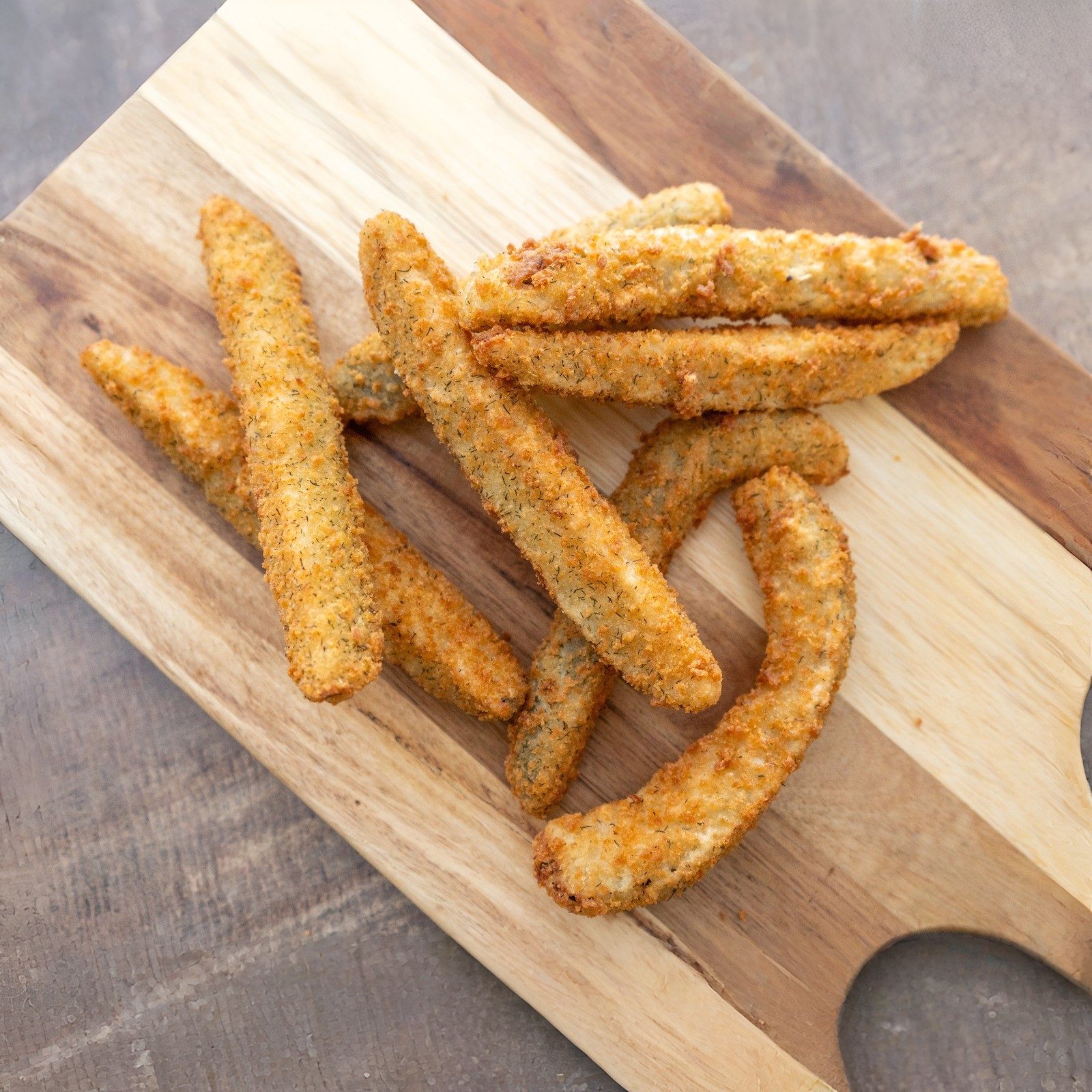 Fried Pickle Spears.