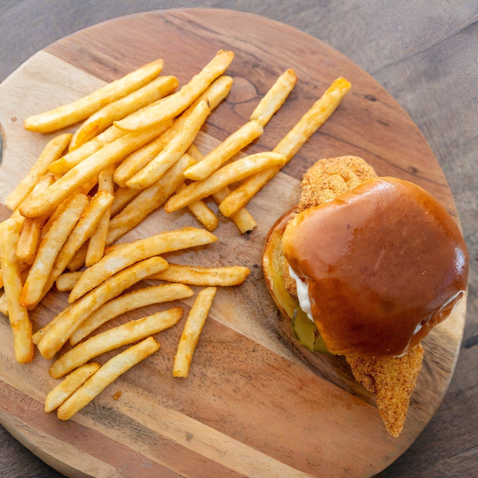 Catfish Sandwich Meal.